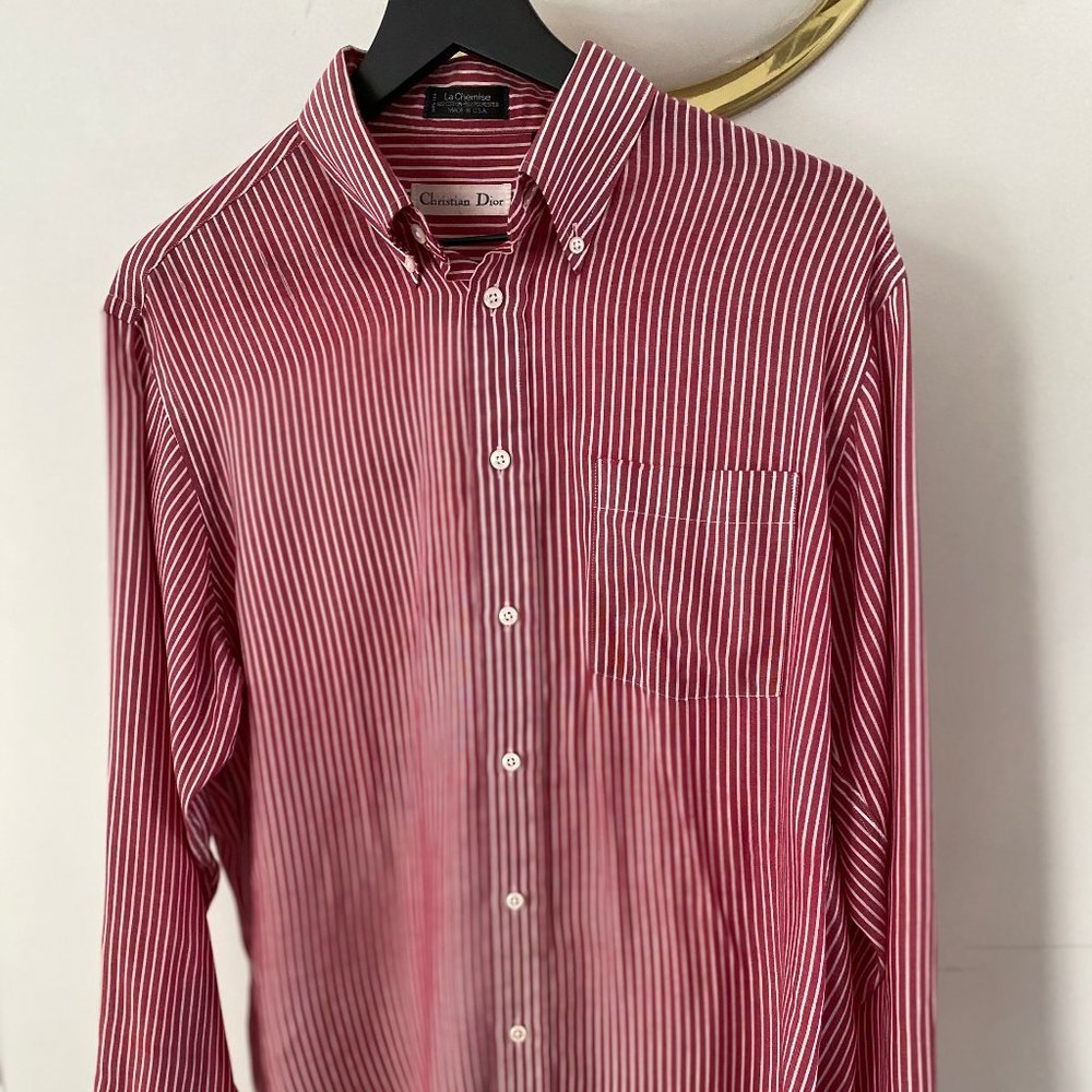Vintage Christian Dior Button Up Made in USA